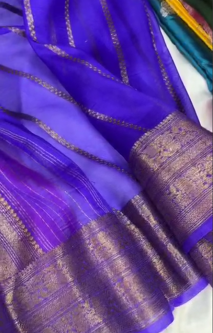 BANARASI PURE KORA SAREE