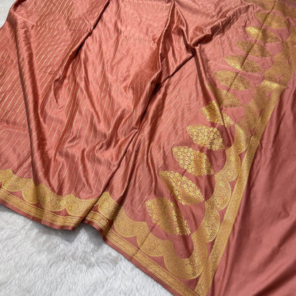 Banarasi Handloom Mashru Silk Saree – Royal Grace in Every Drape