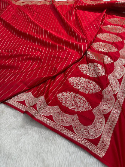 Banarasi Handloom Mashru Silk Saree – Royal Grace in Every Drape